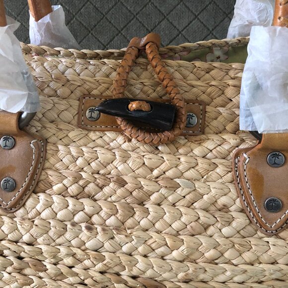 Tommy Bahama Maize Tote Bag NWT - Picture 3 of 12